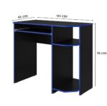 Mesa Gamer Ergonômica com Espaço para Setup Completo, mais conforto, organização e desempenho para jogos e home office - Imagem 3