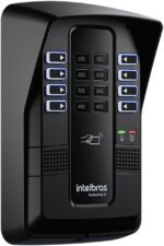Porteiro Eletrônico Coletivo Intelbras 8i com 8 ramais, fechadura FX 500 e 16 chaveiros RFID para segurança e praticidade. - Imagem 3