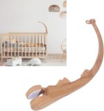 FTVOGUE braço móvel dobrável para berço: fácil de instalar, seguro e portátil para acessórios de brinquedos de berço - Imagem 4