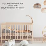 FTVOGUE braço móvel dobrável para berço: fácil de instalar, seguro e portátil para acessórios de brinquedos de berço - Imagem 7