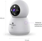 Câmera de Segurança Inteligente WiFi 3MP com giro 360, visão noturna e áudio bidirecional para monitoramento completo. - Imagem 7