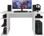 Mesa Gamer Profissional Regulagem de Altura com Organizador de Cabos, ideal para espaços compactos e trabalho confortável. - Imagem 6