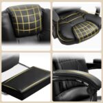 Cadeira de Escritório Presidente Ergonômica com apoio retrátil, encosto reclinável e conforto premium para home office. - Imagem 5