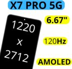 Tela Display Amoled Sem Aro para Poco X7 Pro 5G: alta qualidade, 120Hz e biometria para troca com desempenho original. - Imagem 6