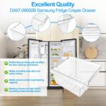 Gaveta Samsung DA97-08692B atualizada: resistente, fácil de instalar e compatível com modelos RS25J500 e RS25H5000. - Imagem 5