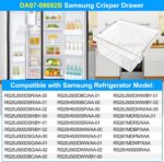 Gaveta Samsung DA97-08692B atualizada: resistente, fácil de instalar e compatível com modelos RS25J500 e RS25H5000. - Imagem 6