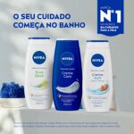 NIVEA Sabonete Líquido Creme Care 200ml: limpa, hidrata e protege do ressecamento com espuma cremosa e Eucerit® - Imagem 9
