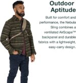 Bolsa tiracolo Nebula Sling Osprey unissex: praticidade e conforto para o dia a dia e viagens leves - Imagem 5