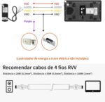 Karmen vídeo porteiro com fio 7 polegadas: segurança e controle de acesso para sua casa, kit completo com 1 monitor e 2 campainhas externas - Imagem 7