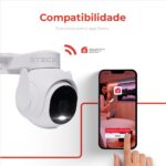 Câmera de segurança externa PTZ 360 Wi-Fi Full HD IP65: monitoramento completo com alta proteção para sua casa. - Imagem 4