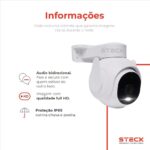 Câmera de segurança externa PTZ 360 Wi-Fi Full HD IP65: monitoramento completo com alta proteção para sua casa. - Imagem 9