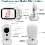 Babá Eletrônica VB603 com câmera, visão noturna e áudio 2 vias para monitorar bebê com segurança e praticidade. - Imagem 9
