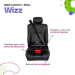 Bebê Conforto Cosco Kids Wizz com base: leve, seguro e confortável para bebês de 0 a 13 kg. - Imagem 5