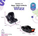 Bebê Conforto Cosco Kids Wizz com base: leve, seguro e confortável para bebês de 0 a 13 kg. - Imagem 6