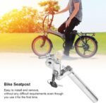Poste de assento de bicicleta elétrico dobrável: antirroubo, fácil de instalar e leve para sua bicicleta - Imagem 5