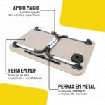 Mesa Portátil Dobrável para Notebook: conforto e praticidade no home office e na cama - Imagem 4