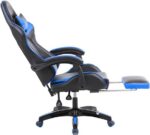 Cadeira Gamer Snake Lancaster Azul: conforto ergonômico, encosto reclinável e apoio lombar para jogar ou trabalhar melhor. - Imagem 6