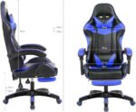Cadeira Gamer Snake Lancaster Azul: conforto ergonômico, encosto reclinável e apoio lombar para jogar ou trabalhar melhor. - Imagem 7
