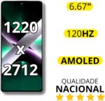 Tela Display para Poco X7 Pro AMOLED com Aro Preto: qualidade original, 120Hz e compatível com biometria para reposição ideal. - Imagem 6