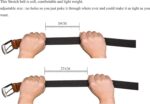 Cintos trançados elásticos de lona para homens e mulheres, ajustáveis e confortáveis, em tamanhos e cores variadas. - Imagem 7