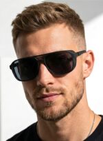 Óculos de Sol Quadrado Leblon Cacife Brand com proteção UV400, estilo retrô vintage e conforto premium unissex - Imagem 3