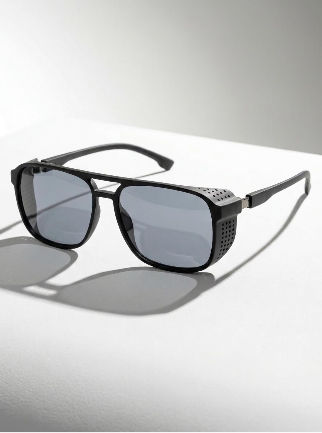 Óculos de Sol Quadrado Leblon Cacife Brand com proteção UV400, estilo retrô vintage e conforto premium unissex - Imagem 5