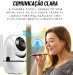 Câmera Babá Eletrônica WiFi 1080p Premium: monitoramento 360°, visão noturna e alertas no celular para mais segurança. - Imagem 4