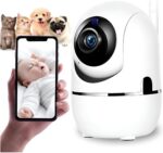 Câmera Babá Eletrônica WiFi 1080p Premium: monitoramento 360°, visão noturna e alertas no celular para mais segurança. - Imagem 6