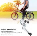 Espigão de Selim Srliya Antirroubo com Chave para Bicicleta Elétrica Dobrável, leve e fácil de instalar - Imagem 4