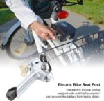 Espigão de Selim Srliya Antirroubo com Chave para Bicicleta Elétrica Dobrável, leve e fácil de instalar - Imagem 5