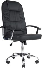 Cadeira de escritório Presidente Denver Healer Preto: conforto, elegância e regulagem de altura para seu escritório. - Imagem 3