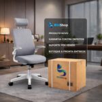 Cadeira de Escritório Ergonômica BlidShop: conforto premium, apoio lombar e suporte de até 120kg para seu home office. - Imagem 12