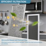 Filtro de carvão e graxa para micro-ondas Samsung, kit com 3 unidades, resistente e ideal para reposição durável. - Imagem 5