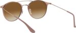 Óculos de sol arredondado Ray-Ban adulto unissex: estilo clássico e proteção para comprar com confiança - Imagem 7