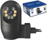 Câmera de Segurança Domo S21-preto 1080p Full HD com visão noturna e detecção de movimento para monitoramento residencial completo - Imagem 4