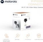 Câmera Babá Eletrônica Motorola HD PIP1000 com zoom digital, Wi‑Fi seguro e conversação bidirecional para monitorar seu bebê com praticidade. - Imagem 9