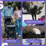 Carrinho de Bebê Cosco Kids Lummy Cinza Gelo: assento 2 em 1, reversível e compacto para acompanhar o bebê até 22 kg. - Imagem 4
