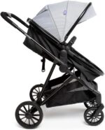 Carrinho de Bebê Cosco Kids Lummy Cinza Gelo: assento 2 em 1, reversível e compacto para acompanhar o bebê até 22 kg. - Imagem 7