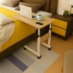 Mesa Portátil Ajustável com Rodinhas para Notebook: conforto, mobilidade e praticidade para home office e estudo - Imagem 4