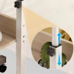 Mesa Portátil Ajustável com Rodinhas para Notebook: conforto, mobilidade e praticidade para home office e estudo - Imagem 5