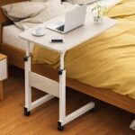 Mesa Portátil Ajustável com Rodinhas para Notebook: conforto, mobilidade e praticidade para home office e estudo - Imagem 6