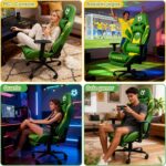 Cadeira Gamer PYTHON FLY com reclinação 135°, apoio para pés e conforto ergonômico para jogar melhor - Imagem 6