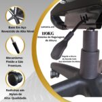 Cadeira de Escritório Ergonômica NR17: conforto, apoio lombar e ajuste ideal para home office e trabalho. - Imagem 9