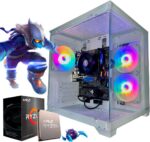 PC Gamer Ryzen 5 5600GT, 32GB DDR4 e SSD NVMe 500GB: desempenho rápido para jogos leves e multitarefa. - Imagem 5