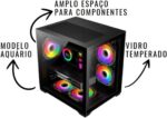PC Gamer Completo Arvex com Ryzen 5 5500 e RTX 5060 8GB: pronto para jogar com desempenho, RGB e garantia. - Imagem 3