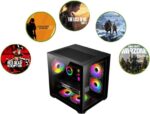 PC Gamer Completo Arvex com Ryzen 5 5500 e RTX 5060 8GB: pronto para jogar com desempenho, RGB e garantia. - Imagem 4