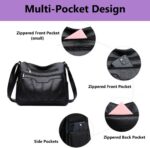 Bolsa de ombro feminina em couro PU grande, moderna e espaçosa com vários bolsos para comprar com praticidade e estilo - Imagem 3