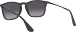 Óculos de Sol Ray-Ban Chris 0RB4187L 622/8G Tam 54 com estilo e proteção para um visual marcante. - Imagem 7
