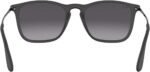 Óculos de Sol Ray-Ban Chris 0RB4187L 622/8G Tam 54 com estilo e proteção para um visual marcante. - Imagem 8