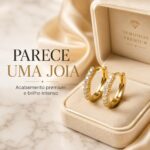 Brinco de Argola Mini Zircônia Dourado: brilho delicado e elegante para купить? - Imagem 5